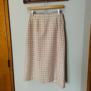 Pastel Pencil Skirt, Vintage, Barclay Square